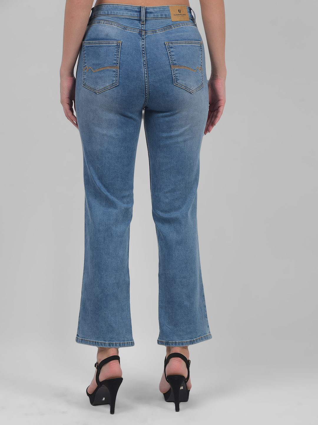 Numero Uno Women Solid Light Blue Jeans